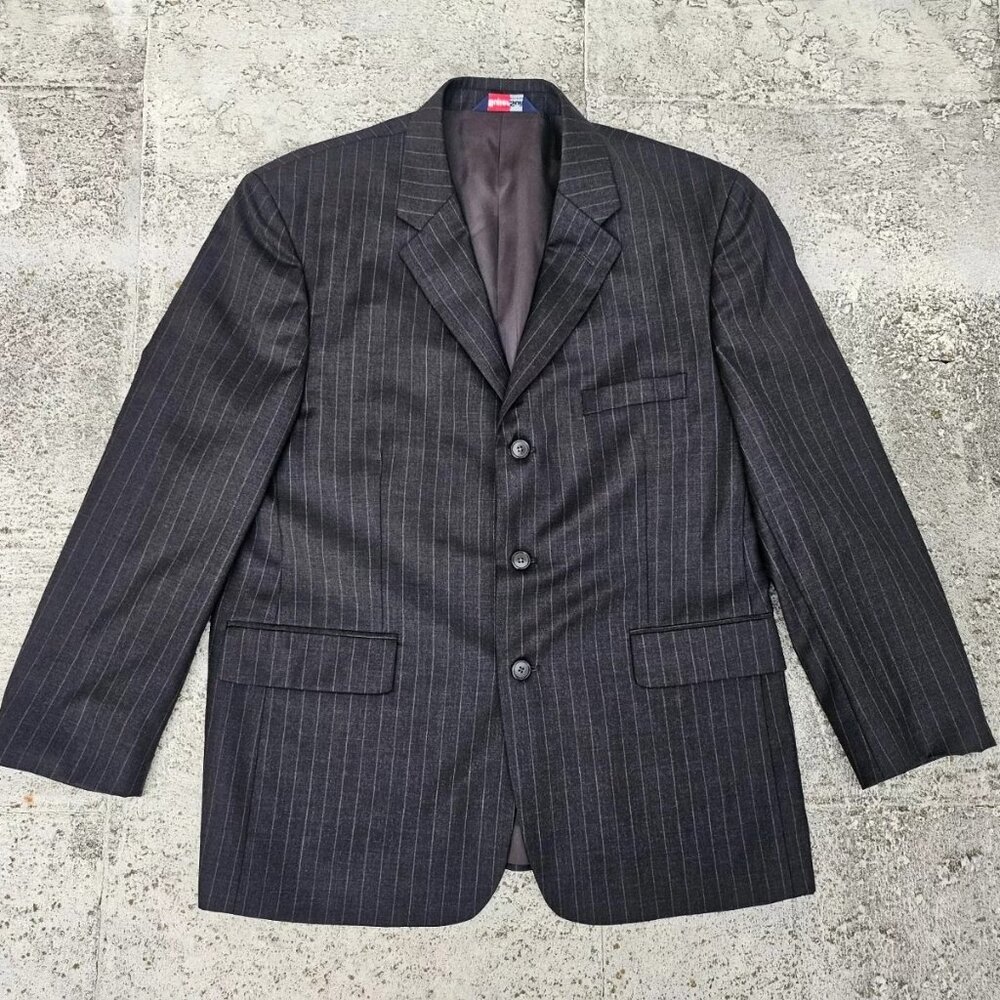 Stafford Super Suit Men Blazer Sport Coat Three Button Jacker Size 42Short - Picture 2 of 9